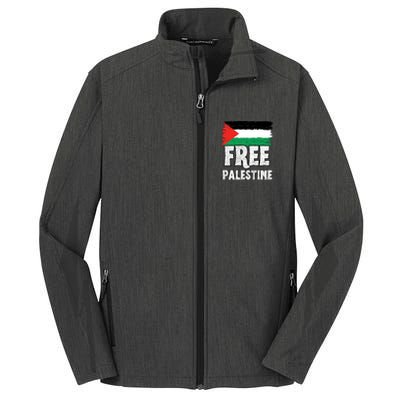 Free Palestine Flag Core Soft Shell Jacket