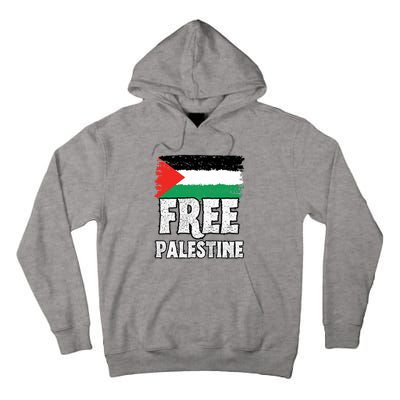 Free Palestine Flag Tall Hoodie