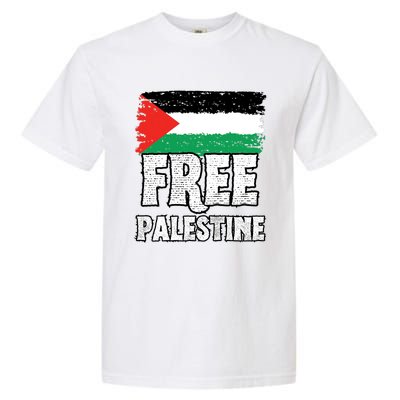 Free Palestine Flag Garment-Dyed Heavyweight T-Shirt