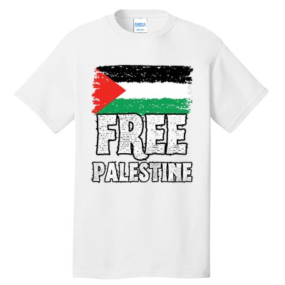 Free Palestine Flag Tall T-Shirt