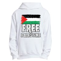 Free Palestine Flag Urban Pullover Hoodie