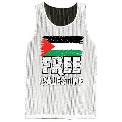 Free Palestine Flag Mesh Reversible Basketball Jersey Tank