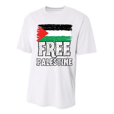 Free Palestine Flag Performance Sprint T-Shirt