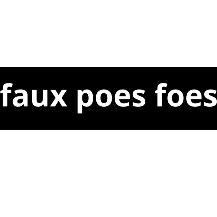 Faux Poes Foes Funny Babette Ate Oatmeal Bumper Sticker