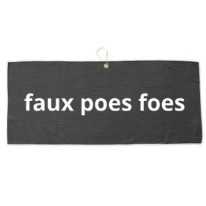 Faux Poes Foes Funny Babette Ate Oatmeal Large Microfiber Waffle Golf Towel