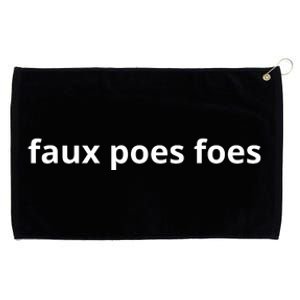 Faux Poes Foes Funny Babette Ate Oatmeal Grommeted Golf Towel