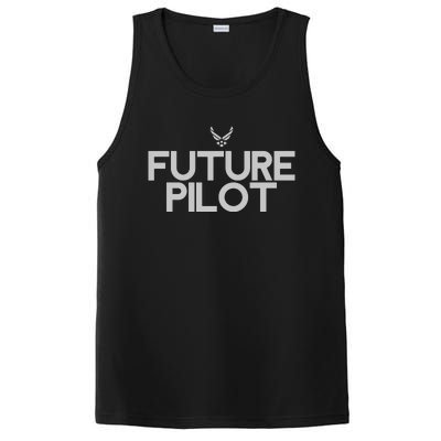 Future Pilot For Men Women Kids Student 4th Of July PosiCharge Competitor Tank