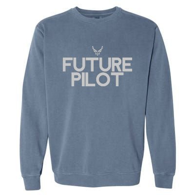 Future Pilot For Men Women Kids Student 4th Of July Garment-Dyed Sweatshirt