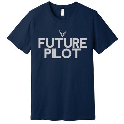 Future Pilot For Men Women Kids Student 4th Of July Premium T-Shirt