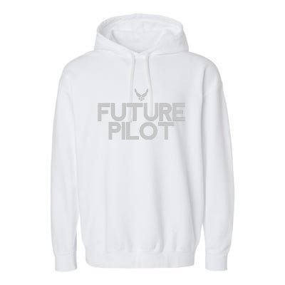 Future Pilot For Men Women Kids Student 4th Of July Garment-Dyed Fleece Hoodie