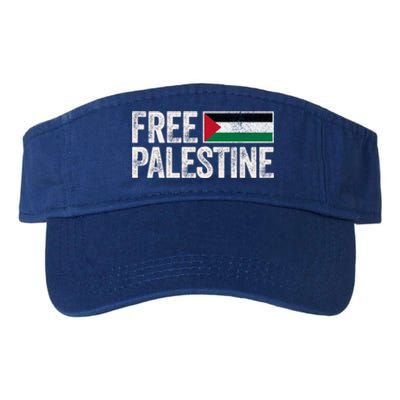 Free Palestine Free Gaza Gift Valucap Bio-Washed Visor