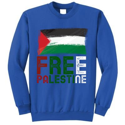 Free Palestine Flag Arabic Free Gaza Palestinian Flag Gift Sweatshirt