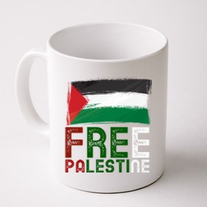 Free Palestine Flag Arabic Free Gaza Palestinian Flag Gift Coffee Mug