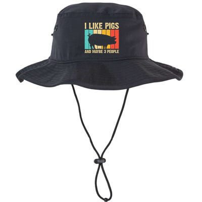 Funny Pig Farm Animal Swine Vintage Pig Lovers Bucket Hat