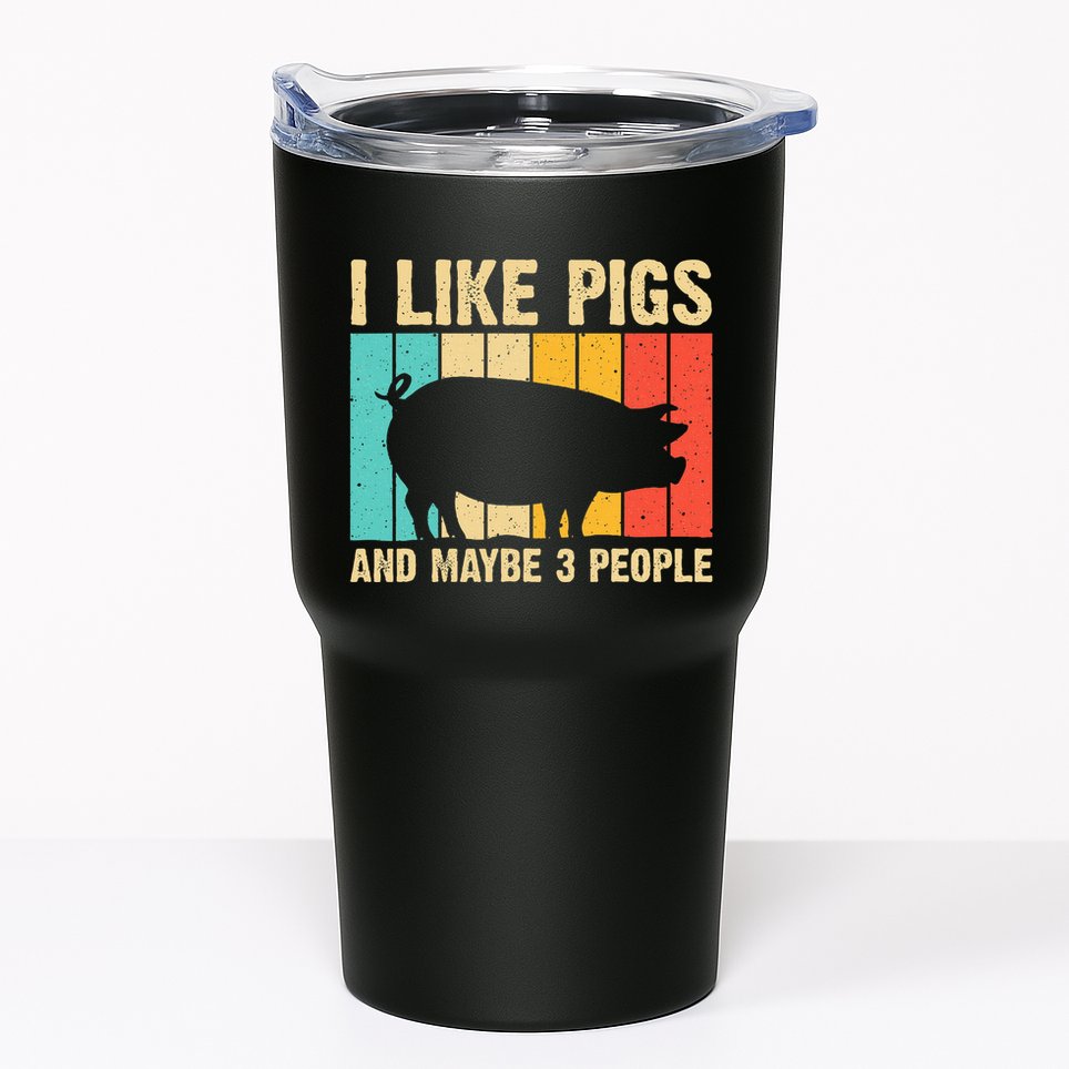 Funny Pig Farm Animal Swine Vintage Pig Lovers Tumbler