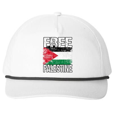 Free Palestine Snapback Five-Panel Rope Hat