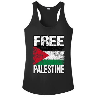 Free Palestine Ladies PosiCharge Competitor Racerback Tank