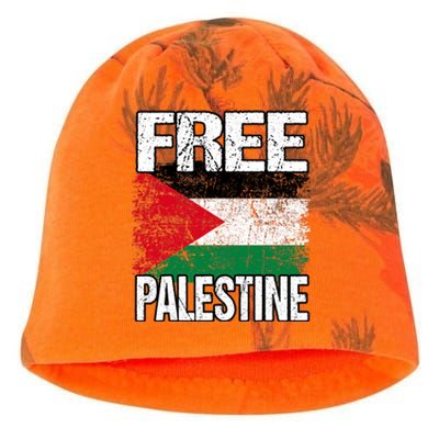 Free Palestine Kati - Camo Knit Beanie