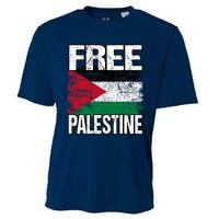 Free Palestine Cooling Performance Crew T-Shirt