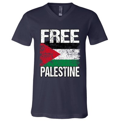 Free Palestine V-Neck T-Shirt