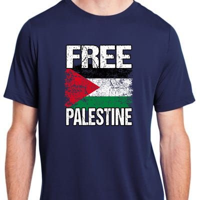 Free Palestine Adult ChromaSoft Performance T-Shirt