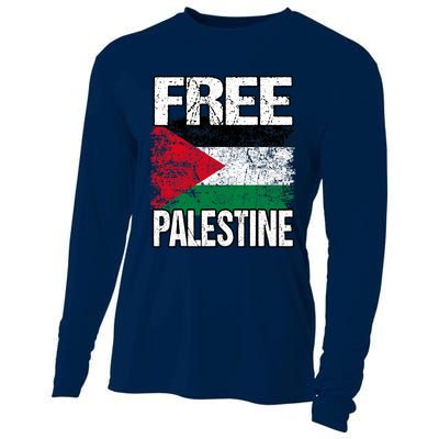 Free Palestine Cooling Performance Long Sleeve Crew