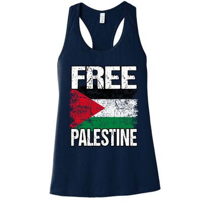 Free Palestine Women's Racerback Tank