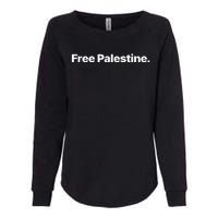 Free Palestine Womens California Wash Sweatshirt