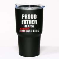 Funny Proud Father Of A Few Smart Ass Not Dumbass Tumbler