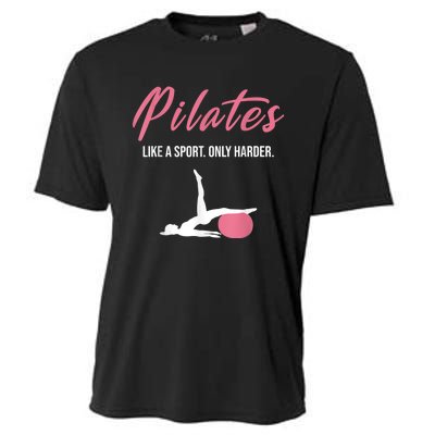 Funny Pilates For Pilates Lovers Coaches & Trainers Cooling Performance Crew T-Shirt