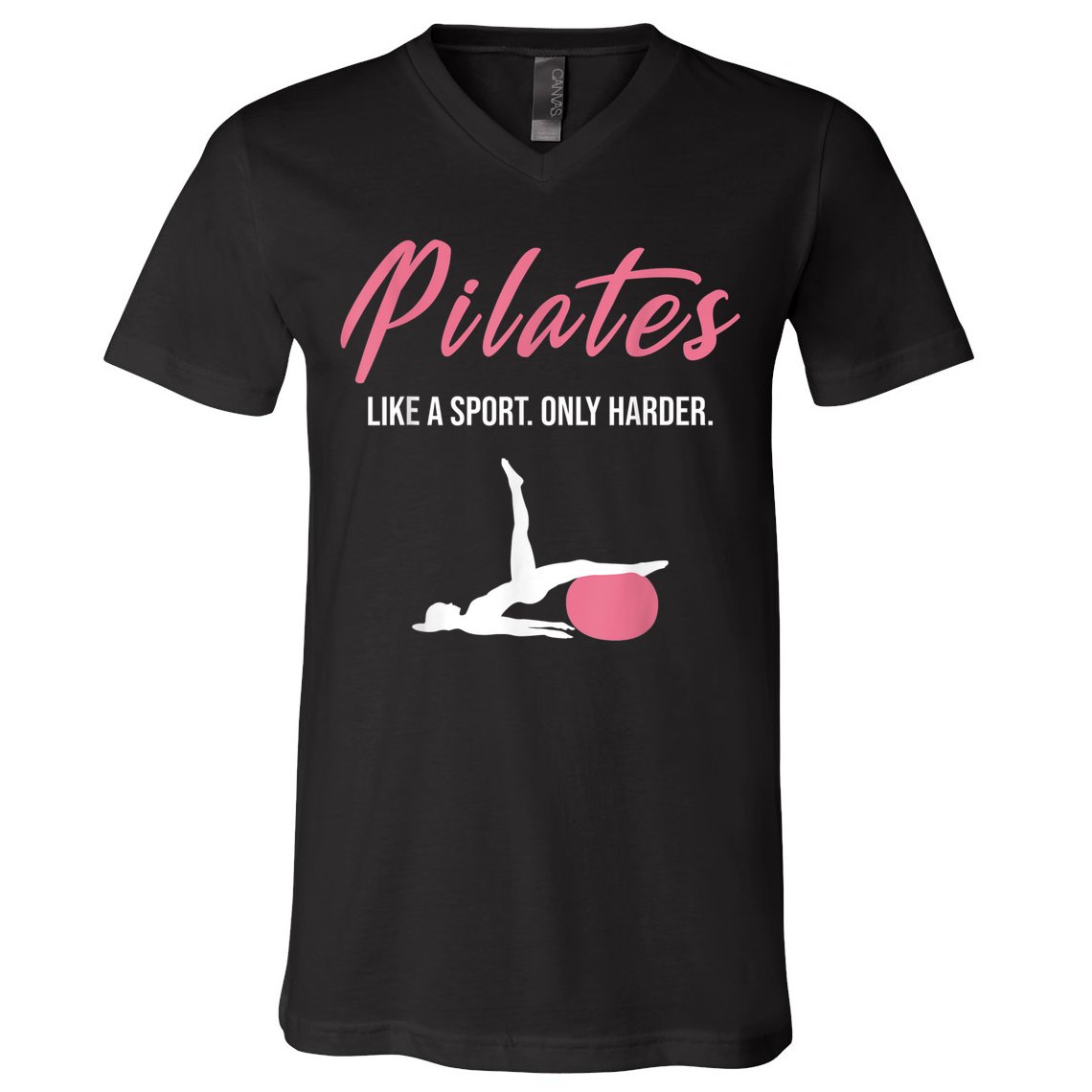 Funny Pilates For Pilates Lovers Coaches & Trainers V-Neck T-Shirt