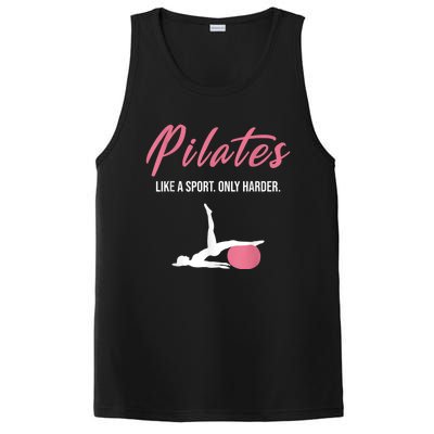 Funny Pilates For Pilates Lovers Coaches & Trainers PosiCharge Competitor Tank