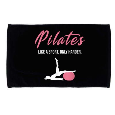 Funny Pilates For Pilates Lovers Coaches & Trainers Microfiber Hand Towel