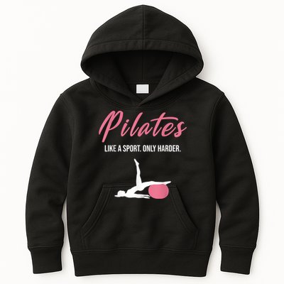 Funny Pilates For Pilates Lovers Coaches & Trainers Kids Hoodie