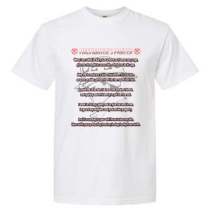 Firefighters Prayer Fire First Responder Thin Red Line Gift Garment-Dyed Heavyweight T-Shirt