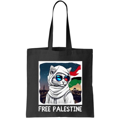 Free Palestine Flag Palestinian Cat Bag