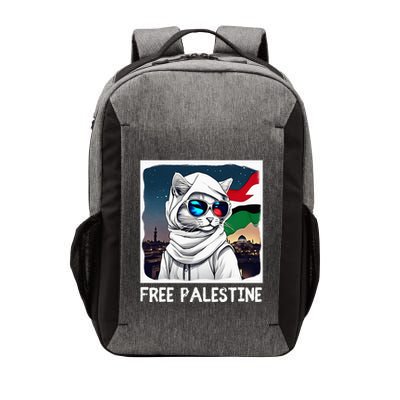 Free Palestine Flag Palestinian Cat Vector Backpack
