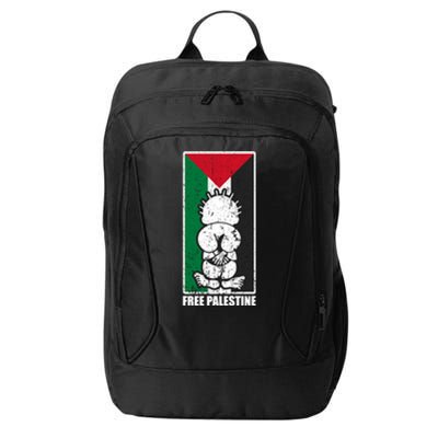 Free Palestine Flag Hanthala Gaza Save Sheikh Jarrah Gift City Backpack