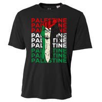 FREE PALESTINE Flag Save Gaza Support Arabic West Bank Help  Cooling Performance Crew T-Shirt