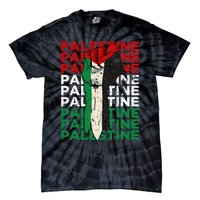 FREE PALESTINE Flag Save Gaza Support Arabic West Bank Help  Tie-Dye T-Shirt