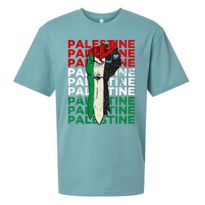 FREE PALESTINE Flag Save Gaza Support Arabic West Bank Help  Sueded Cloud Jersey T-Shirt