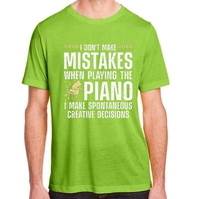 Funny Piano For Men Women Music Lovers Musician Piano Player Adult ChromaSoft Performance T-Shirt