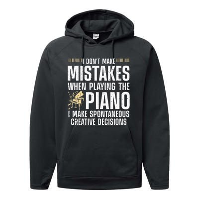 Funny Piano For Men Women Music Lovers Musician Piano Player Performance Fleece Hoodie