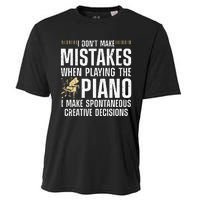 Funny Piano For Men Women Music Lovers Musician Piano Player Cooling Performance Crew T-Shirt