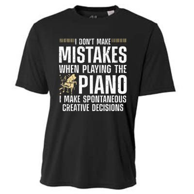 Funny Piano For Men Women Music Lovers Musician Piano Player Cooling Performance Crew T-Shirt