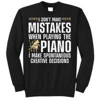 Funny Piano For Men Women Music Lovers Musician Piano Player Sweatshirt