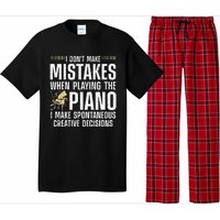 Funny Piano For Men Women Music Lovers Musician Piano Player Pajama Set