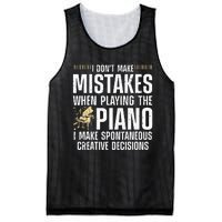 Funny Piano For Men Women Music Lovers Musician Piano Player Mesh Reversible Basketball Jersey Tank