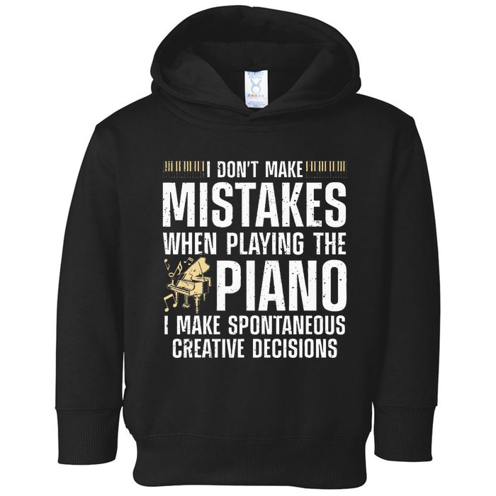 Funny Piano For Men Women Music Lovers Musician Piano Player Toddler Hoodie