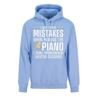 Funny Piano For Men Women Music Lovers Musician Piano Player Unisex Surf Hoodie